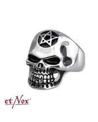 Edelstahlring 'Big Pentagram Skull' - vergleichen und günstig kaufen